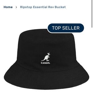 Blk Large Classic Kangol bucket hat